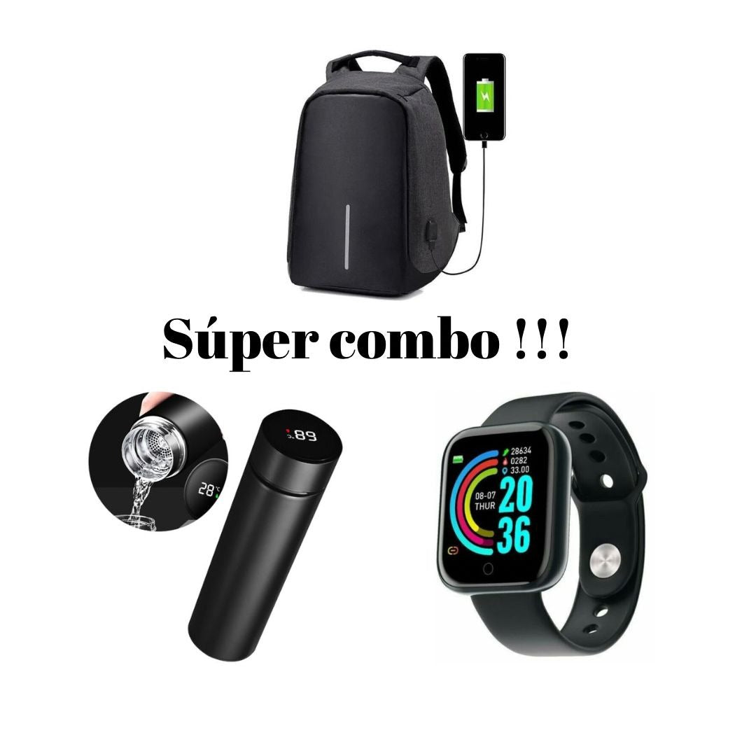 2 Super Combo Maleta Anti robo