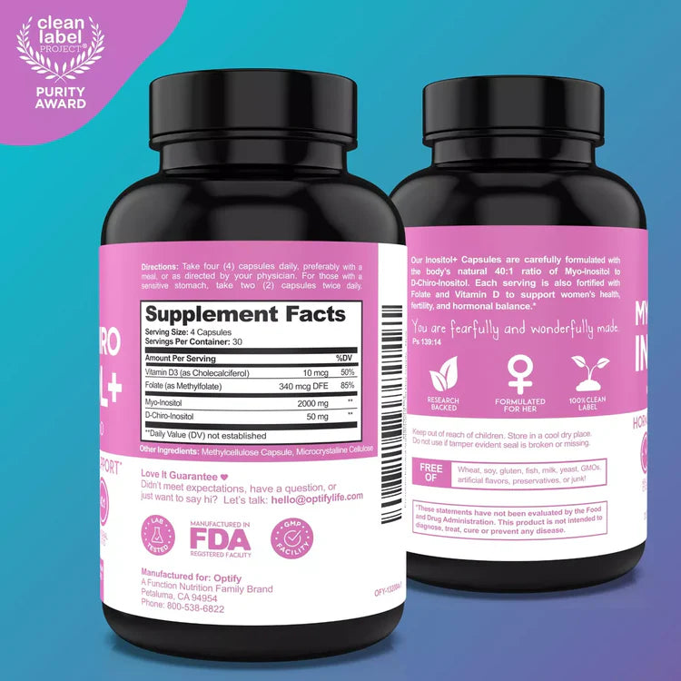 Suplemento Inositol Myo-inositol