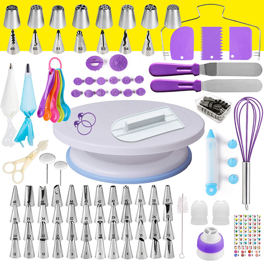 Kit Pasteleria Juego Decoracion 137 Pcs